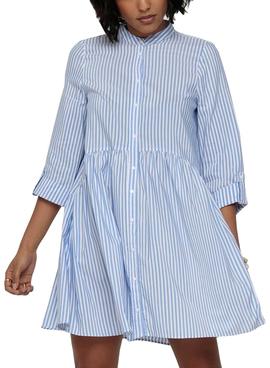 Vestido Only Ditte Life Stripe Azul para Mujer