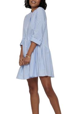 Vestido Only Ditte Life Stripe Azul para Mujer