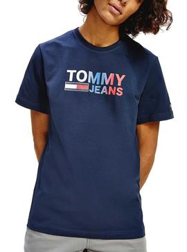 Camiseta Tommy Jeans Color Corp Azul Marino Hombre