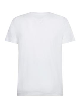 Camiseta Tommy Hilfiger Corp Split Blanco Hombre