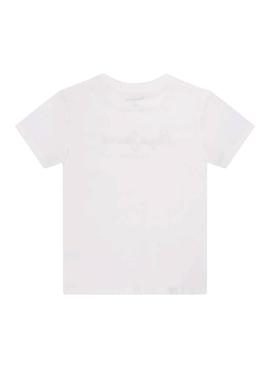 Camiseta Pepe Jeans Art Blanco Para Niño
