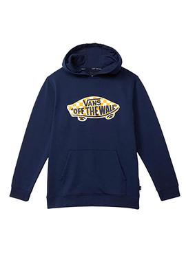 Sudadera Vans Fleece Azul Para Niño