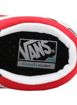 Zapatillas Vans Comfycush Old Skool Rojo Niño Niña