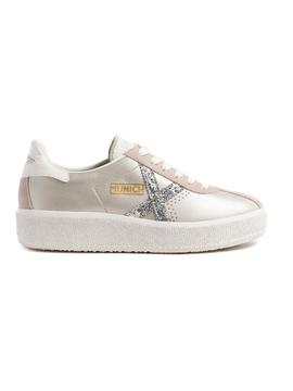 Zapatillas Munich Barru Sky 61 Plateado Para Mujer