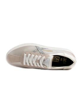 Zapatillas Munich Barru Sky 61 Plateado Para Mujer