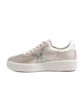 Zapatillas Munich Barru Sky 61 Plateado Para Mujer