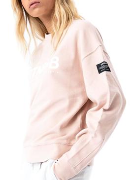 Sudadera Ecoalf Livia Rosa Mujer