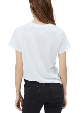 Camiseta Pepe Jeans Alex Blanco Para Mujer