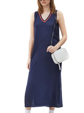 Vestido Pepe Jeans Idara Azul Marino Para Mujer