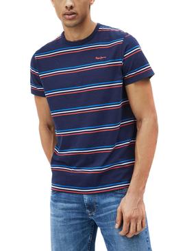 Camiseta Pepe Jeans Duncany Azul Marino Hombre