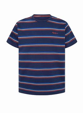 Camiseta Pepe Jeans Duncany Azul Marino Hombre