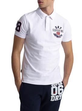 Polo Superdry Classic Superstate Blanco Hombre