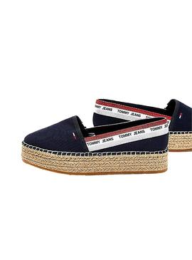 Alpargatas Tommy Jeans Flatform Espadrille Azul 