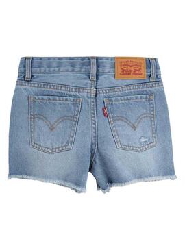 Short Levis Girlfriend Shorty Azul Claro Para Niña