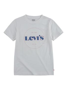 Camiseta Levis Graphic Tee Gris Para Niño