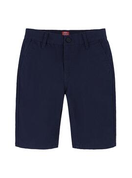 Bermuda Levis Straight XX Chino Azul Manino Niño