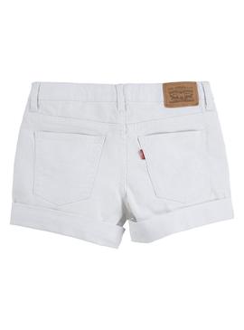 Short Levis Girlfriend Blanco Para Niña