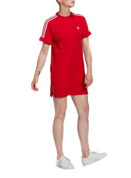 Vestido Adidas Escarl Rojo Para Mujer