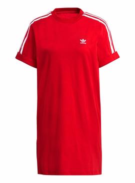 Vestido Adidas Escarl Rojo Para Mujer