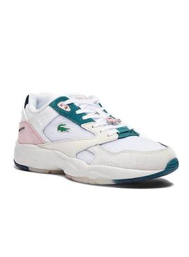 Zapatillas Lacoste Storm 96 Blanco Para Mujer