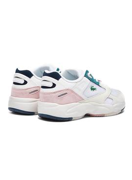 Zapatillas Lacoste Storm 96 Blanco Para Mujer