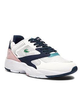 Zapatillas Lacoste Storm 96 Nano Blanco Para Mujer