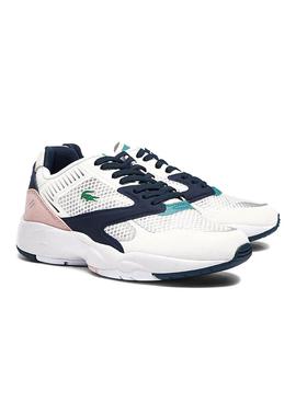 Zapatillas Lacoste Storm 96 Nano Blanco Para Mujer