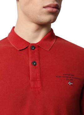 Polo Napapijri Elbas Rojo 4 Para Hombre