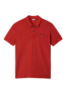 Polo Napapijri Elbas Rojo 4 Para Hombre