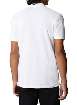 Polo Napapijri Ealis Blanco Para Hombre