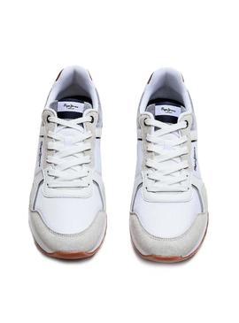Zapatillas Pepe Jeans Cross 4 Blanco Para Hombre