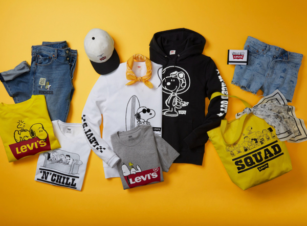 2.levis peanuts denim capsule collection snoopy woodstock charlie brown 2