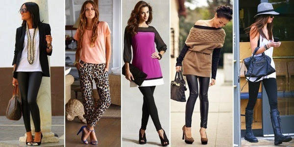 Logra un look formal usando leggins